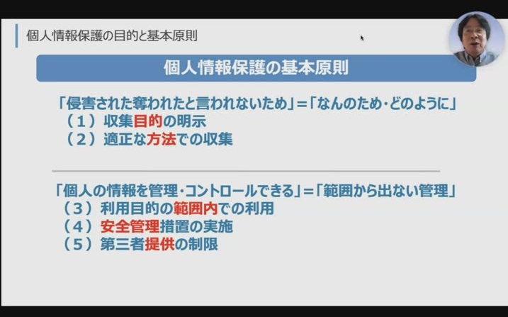 プライバシーと個人情報保護法　個人情報の取り扱いと法的要件